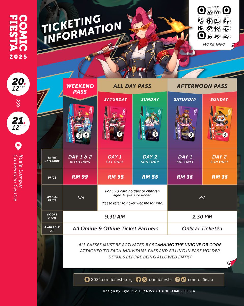 comicfiesta's tweet image. We are pleased to announce the info for Comic Fiesta 2025 Passes! Collectible RFID cards are back and our experienced meowdel is also back for the 2025 season! More info available at ticketing.comicfiesta.org
#comicfiesta2025 #cf2025 #tigermeownager