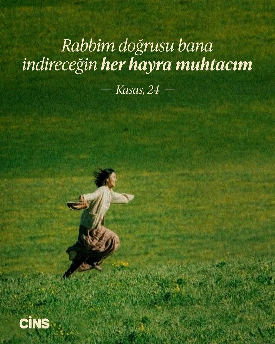 İnsanın hayata dair bütün telaşlarının, bütün arayışlarının özünde bu cümle saklıdır. Biz, O'ndan gelecek her hayra muhtacız. Ve bu muhtaçlık, insanın en hakiki teslimiyetidir. 🌾