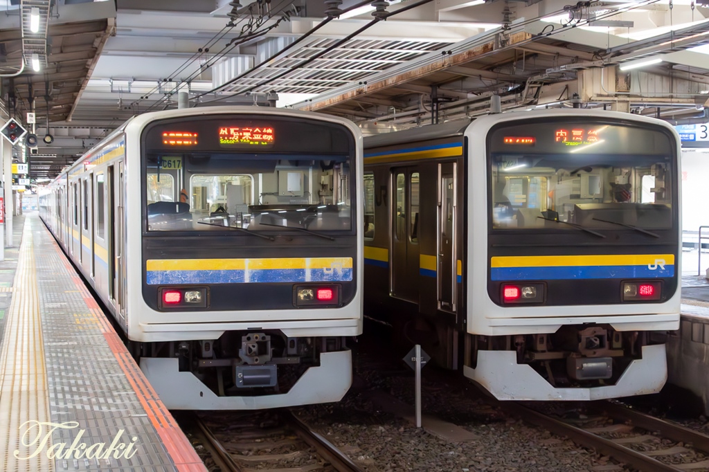 近所で見かける列車たち