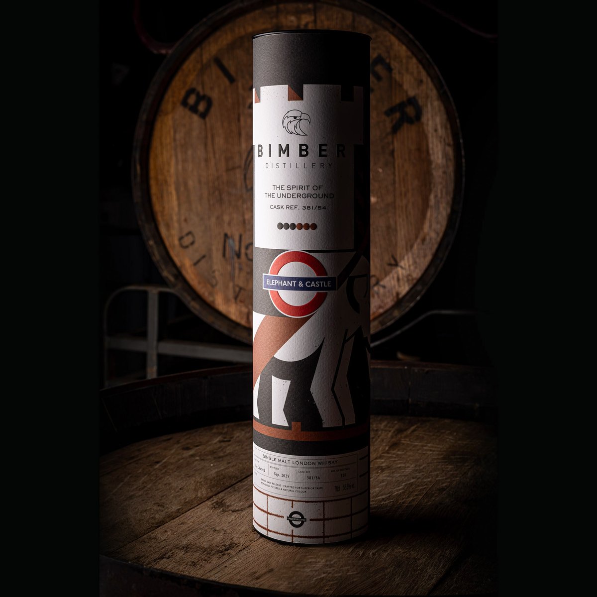 BimberLondon's tweet photo. The Spirit of the Underground- Elephant and Castle available via a ballot on our The Spirit of the Underground website. This exceptional single cask release has been additionally matured in a Re-Charred Cask and raises a toast to Elephant and Castle station.
#bimberdistillery https://t.co/rsSGvoc1fB