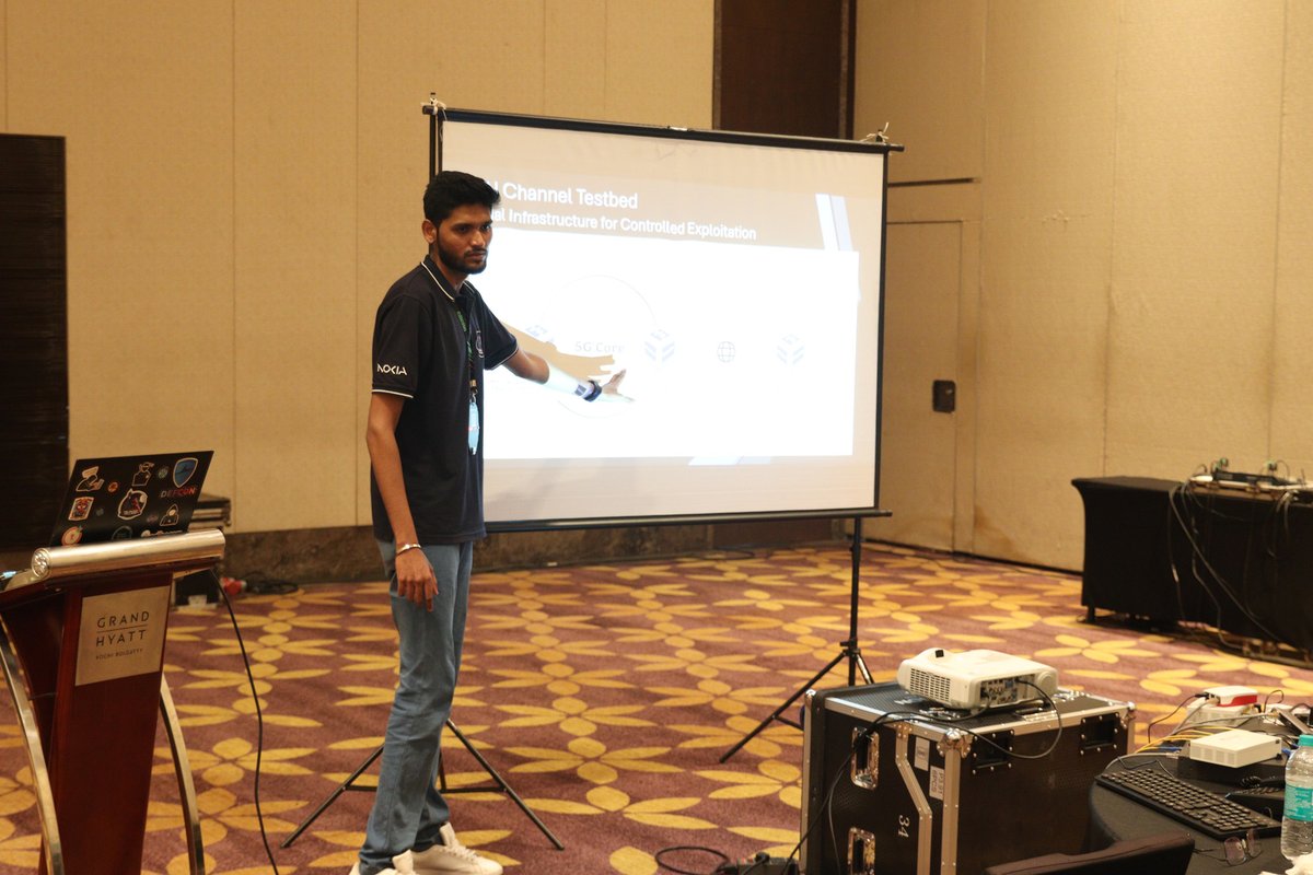 Adwait Gaikwad presented SYN-ister Channels at Telecom Village <a href="/_c0c0n_/">c0c0n2025</a>  revealing covert data exfiltration through TCP SYN packets.

Another powerful and technical session from the village crew.

#C0c0n2025 #TelecomVillage