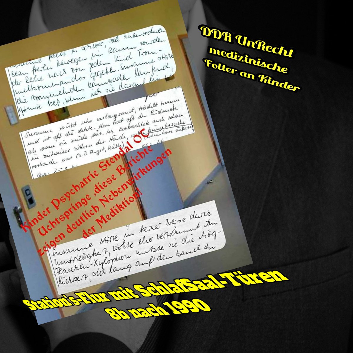 KnabeSanny's tweet image. Eltern sind tot, Familie hast du NICHT" !
#DDR #Erinnerungen @KnabeSanny
#DDRmemories
#DORginalDocuments #KnabeSanny
#TimeWitnessDocuments #Forcedadoption
#Gardelegen