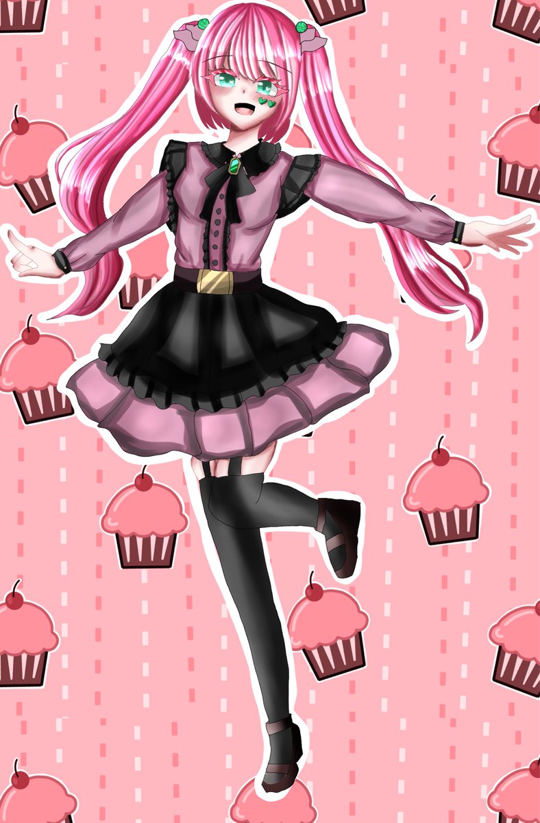 #絵描きさんフォロバ100
 #絵描きさんと繋がりたい 

オリキャラちゃん 立ち絵