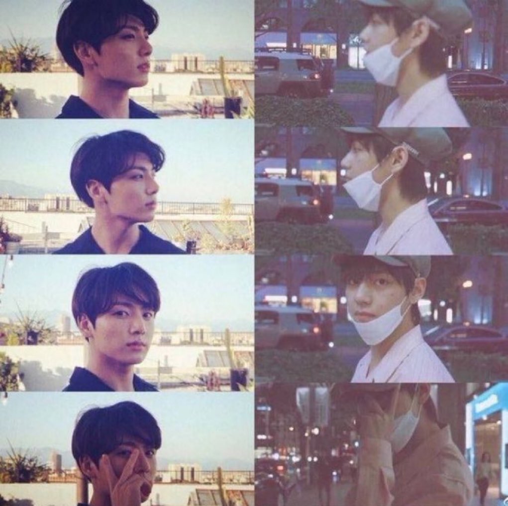 jungkovtae's tweet photo. BY V                                                               BY JK https://t.co/aO5DA4NSzV