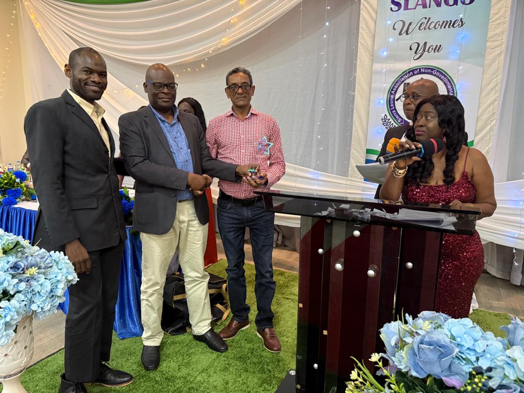 Over the weekend, GOAL Sierra Leone received the SLANGO Award of Excellence for its inspiring leadership in social welfare. 
Back-to-back wins after being named Best INGO in WASH last year.
This one is for all GOALies making impact happen every day.