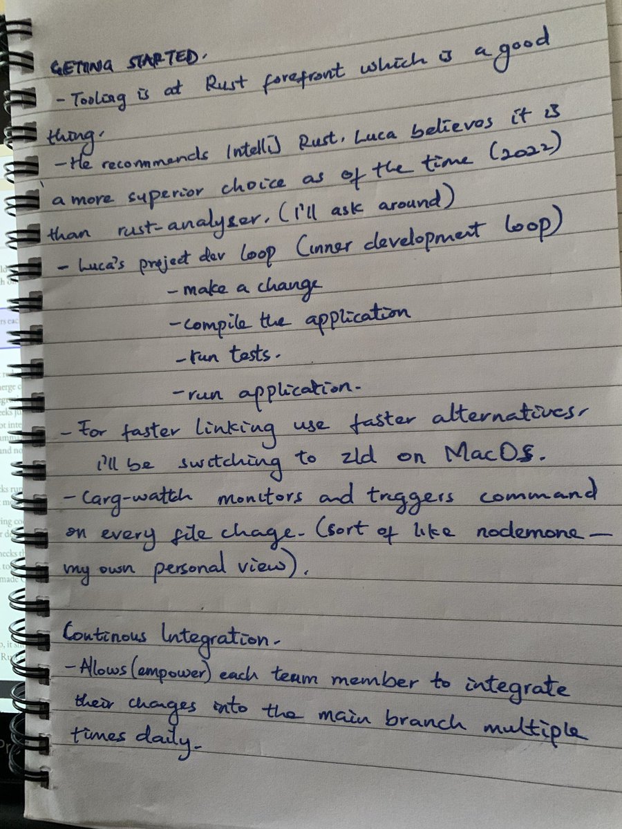 kayvee_x's tweet photo. Not so lost art of writing.

Picked up Zero to production in Rust by Luca Palmieri over the weekend. https://t.co/ABDXusLVhX