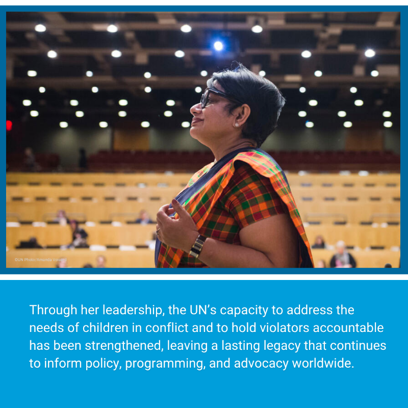UNSriLanka's tweet photo. One of the many Sri Lankans of the UN🇺🇳, Dr. Radhika Coomaraswamy is a human rights advocate who has helped strengthen UN’s capacity to protect vulnerable populations, hold perpetrators accountable & inform policy that continues to make a lasting impact.
#OurUN #අපේUN #எங்கள்UN