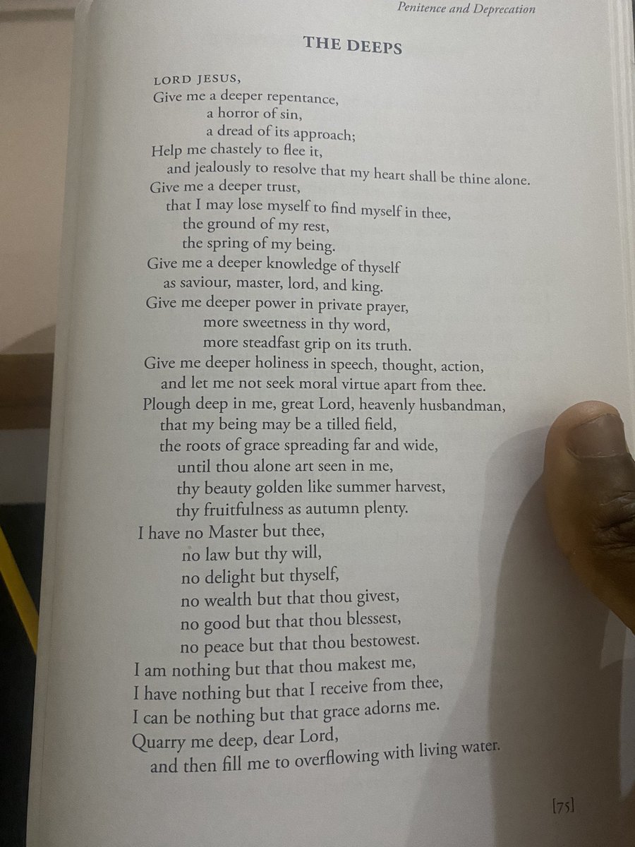 Give me deeper power in private prayer.