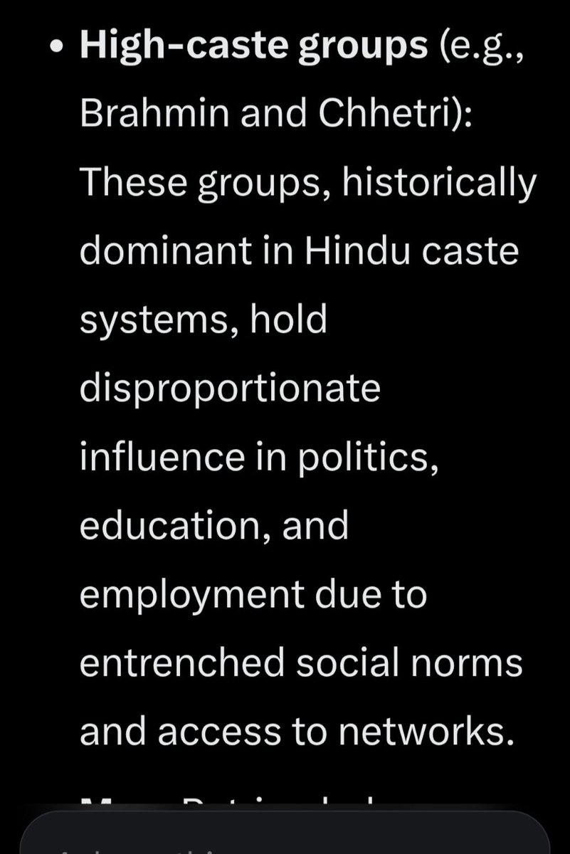 Dorje_sDooing's tweet image. If you are TRULY ignorant of what #StructuralPrivilege means, &amp;amp; are TRULY interested in education yourself, see image 2 &amp;amp; if that is insufficient, follow this link: x.com/i/grok/share/A…. (fYI, you know AI &amp;amp; Google can answer these questions.)
