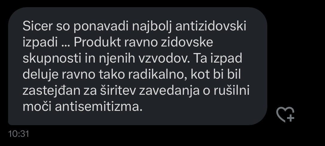 Tu moram stopiti v bran <a href="/Trdosrcnez/">Trdosrcnez</a>, ker ni klasičen levičar. Jasno se je izrekel proti NATU zaradi suverenosti.

Sicer pa tisti plakat, ki je bil izobešen, kdorkoli ga je obesil - normijem ni smešen, ker niso antisemiti in nimajo blage. 

Predlagam več humorja drugič.