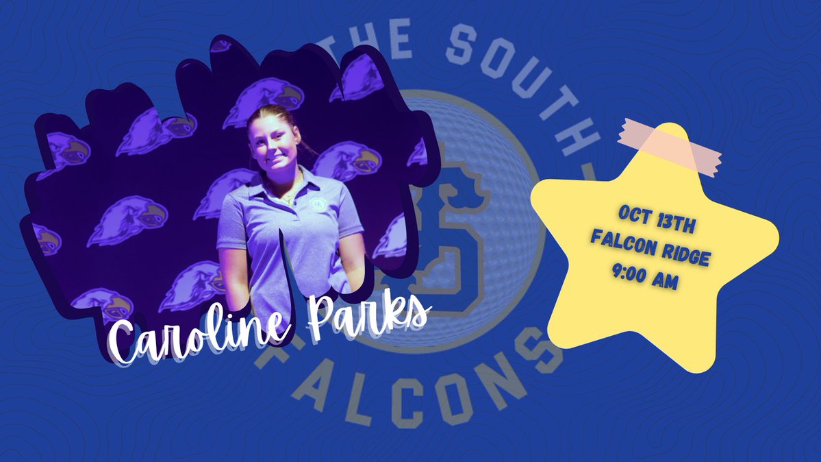Sub State Golf! The Falcons compete for a spot at the State Tournament today.

Falcon Lineup and start time (starting on Hole 10):
Caroline Parks - 9:00
Bailey Farr - 9:10
Wrigley Leyden - 9:20
Ashtyn Hamner - 9:30
Reese McNeil - 9:40
Annika Whitcomb - 10:00
#OnePositive