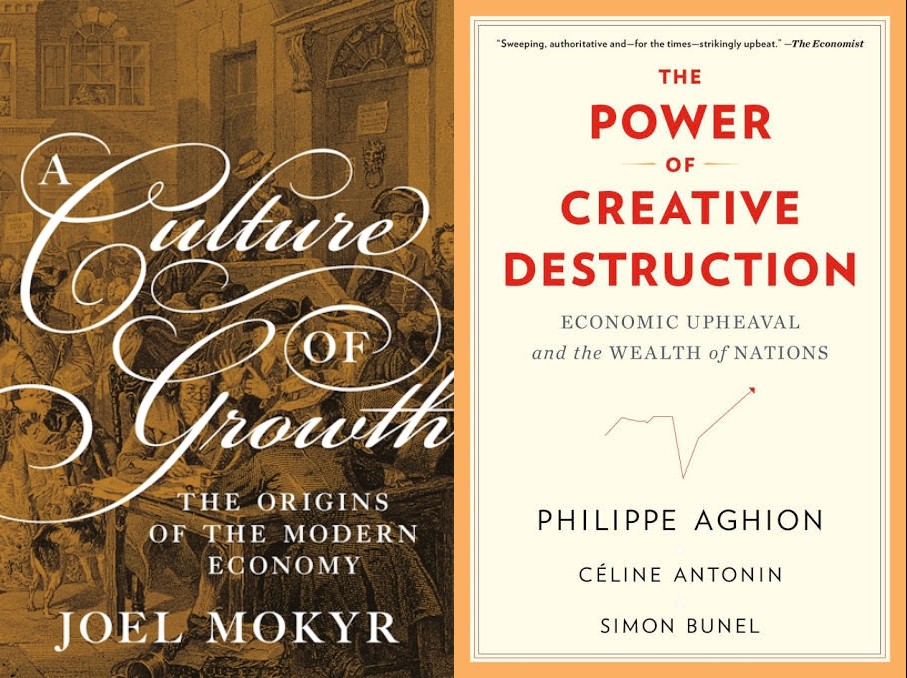 Congratulations to Mokyr, Aghion and Howitt. If you're interested in learning the basic insights of these thinkers, these books are accessible and we'll written