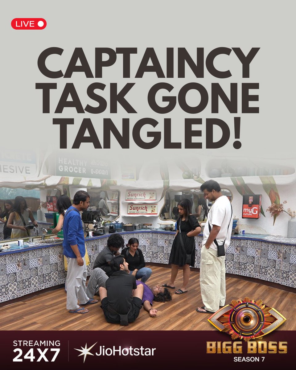 JioHotstarMal's tweet image. Nevin Gets Tangled in the Captaincy Task Rope! 😅🪢

Can Nevin untangle himself — or is the rope winning this round? 👀

#BBS7 | Full Time On | 24x7 Streaming | JioHotstar

#BiggBoss #BBMS7 #BB7 #BiggBossMalayalamSeason7 #Nevin #CaptaincyTask #BiggBossMalayalam7 #BiggBossUpdates…
