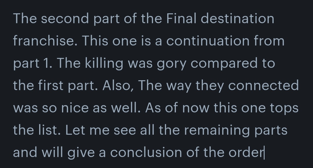 jillu_offl's tweet image. My opinion on #FinalDestination2