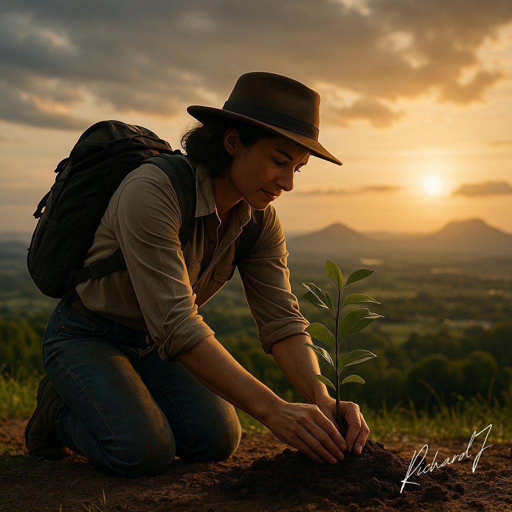 richjjuls's tweet image. From footprints to handprints: Tourism leaves carbon, but it can leave restoration. With climate action and biodiversity safeguards, travel can give back. Imagine every trip fueling regeneration. What would a climate-positive journey look like to you? #MeaningfulTourism #Climate