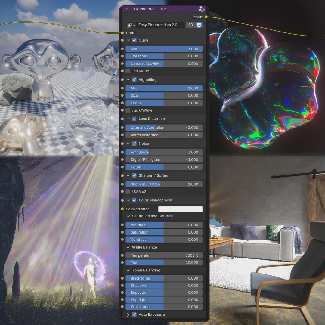 80Level's tweet image. Easy Photorealism by Selman makes it easy to achieve high-quality post-processing and color adjustment similar to Photoshop right inside Blender.
Download here for free: 80.lv/articles/turn-…
