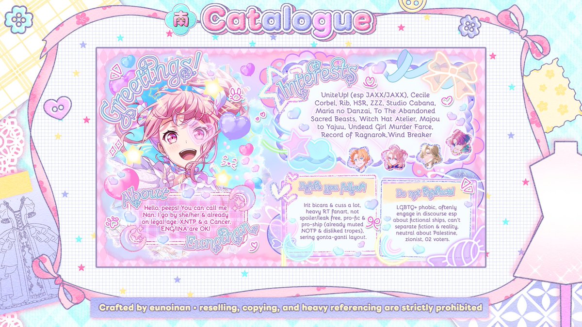 eunoinan's tweet image. Any interactions are greatly appreciated! 🩷

Haloo, mulai hari ini nan open request all catalog (max 5 slot/org) &amp;amp; custom (2 slot only, 1 per org) ya. Untuk lengkapnya bisa baca di eunoinan.carrd.co (wajib baca TNC ya!) 

Sfu #zonauang #zonaBA #zonajajan