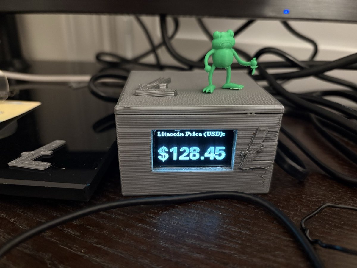 Just last Thursday… no wonder frog is sad…

Higher! 
$LTC