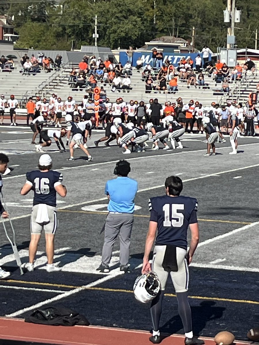 Thank you <a href="/Marietta_FB/">Marietta College Football</a> for the gameday visit this past Saturday. I enjoyed touring the campus and watching the game. <a href="/CoachCFarris/">Coach Chase Farris</a> <a href="/CoachHinkleMC/">Thomas Hinkle</a> <a href="/CoachAC_21/">Austin Cordova</a>