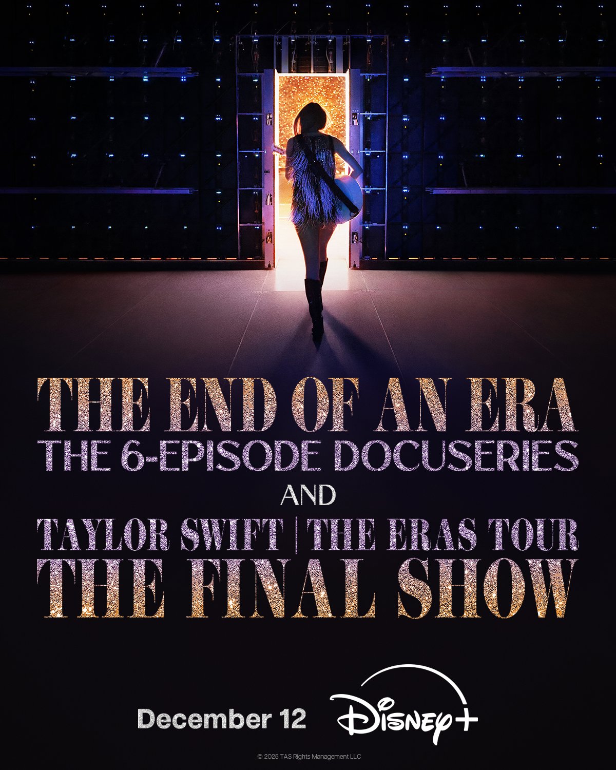Cartel promocional de los dos documentales The Eras Tour de Taylor Swift