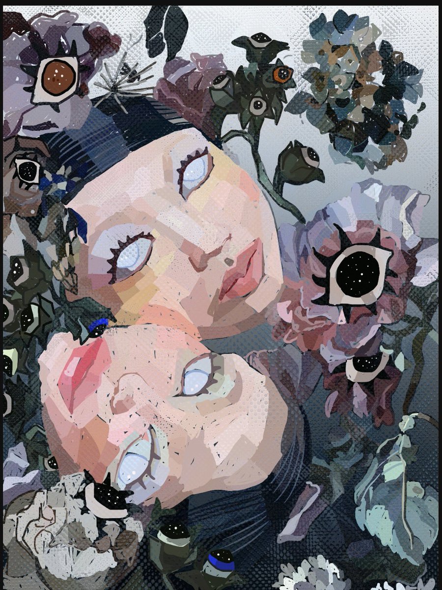 Good Afternoon 🤍 
Sold 🔥 
《 The Eyes That Bloomed Back 》
Dear <a href="/WorthCollecting/">Worth 🃏</a>, I’m truly grateful for your generous support .Thank you so much for collecting my art. It means a lot to me.🤍🤍