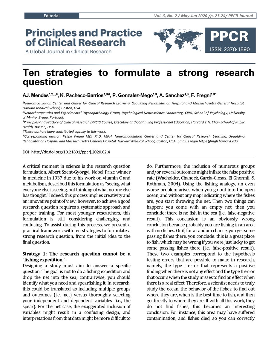 ScholarshipfPhd's tweet image. Ten Strategies to formulate a Strong Research Question