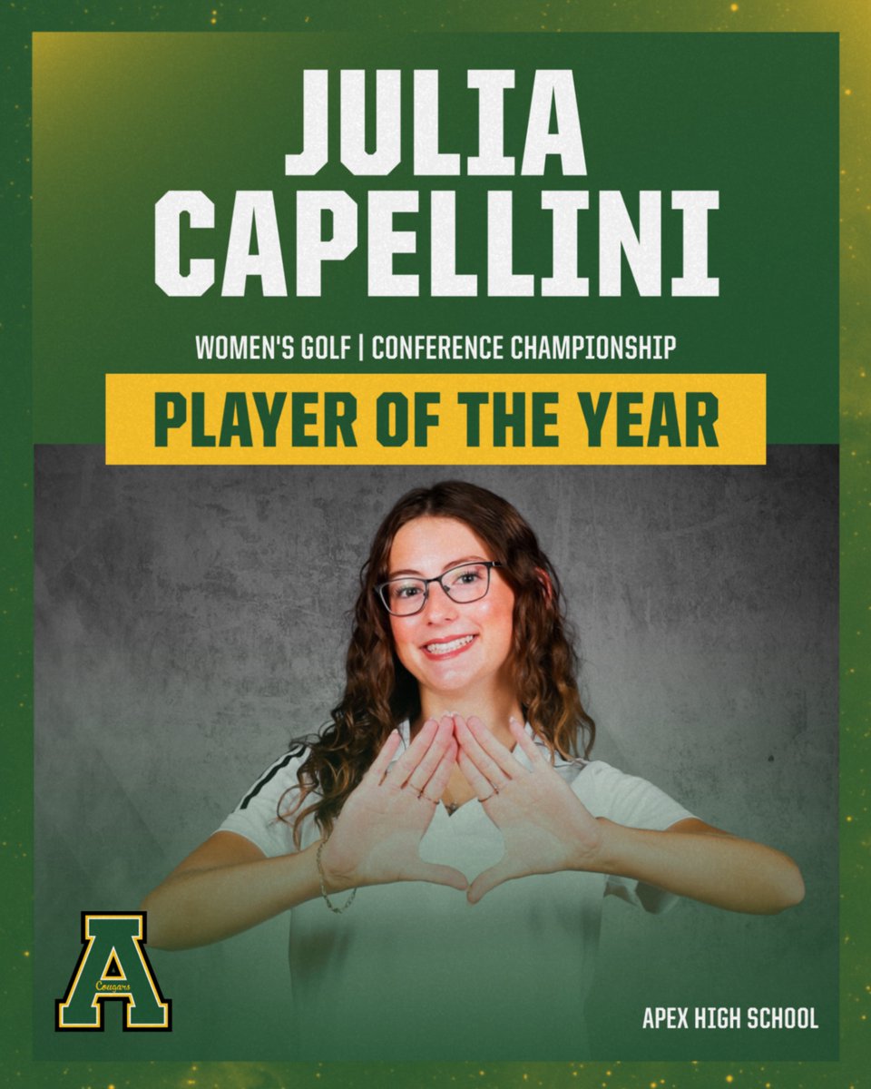 Congrats to Julia Capellini for winning "Player of The Year!"