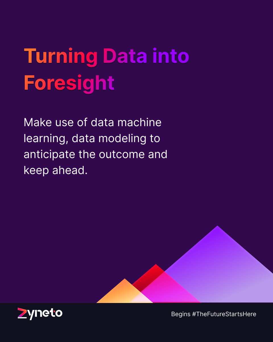 zyneto's tweet image. Predictive Analytics turns data into foresight. 

AI and machine learning assist businesses predict trends, decreasing risk, and making better choices.

#PredictiveAnalytics #Zyneto #Zynetotech #AI #DataDriven #MachineLearning #Innovation #Analytics #DataScience #FutureOfBusiness