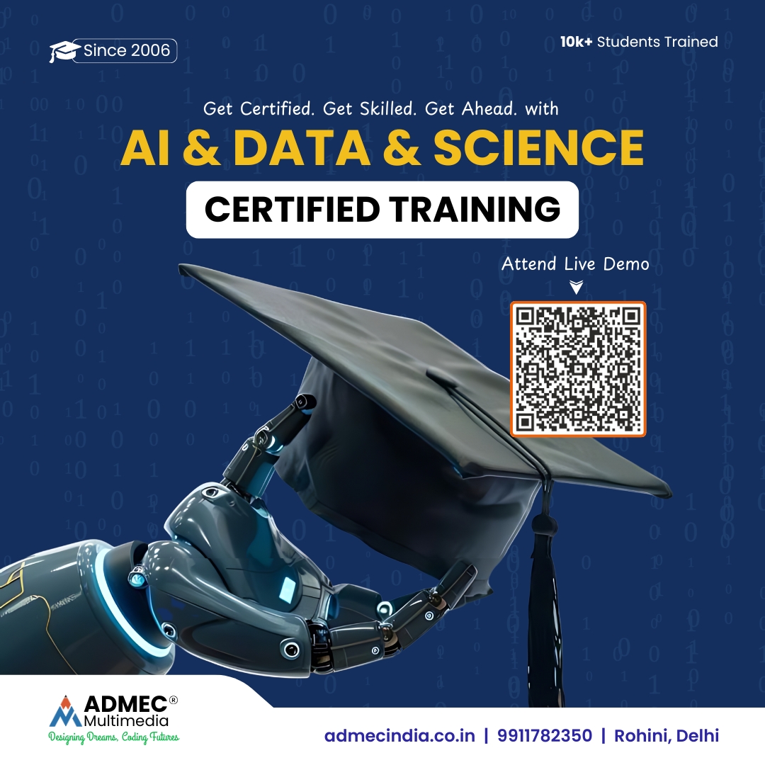 admecinstitute's tweet image. Transform your career with our Machine Learning and AI Course in Delhi — where innovation meets opportunity! 🔍

Course is here- admecindia.co.in/course/machine…

#MachineLearning #AITraining #ADMECMultimedia #AIinDelhi #FutureSkills