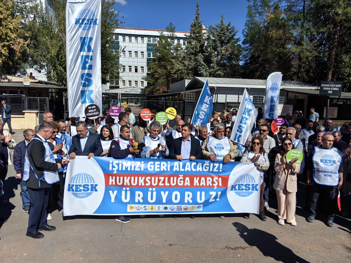 Hukuksuzluğa karşı ADALET için, #KESKliİhraçlarYürüyor
5gün, 7kent, TEK SES!