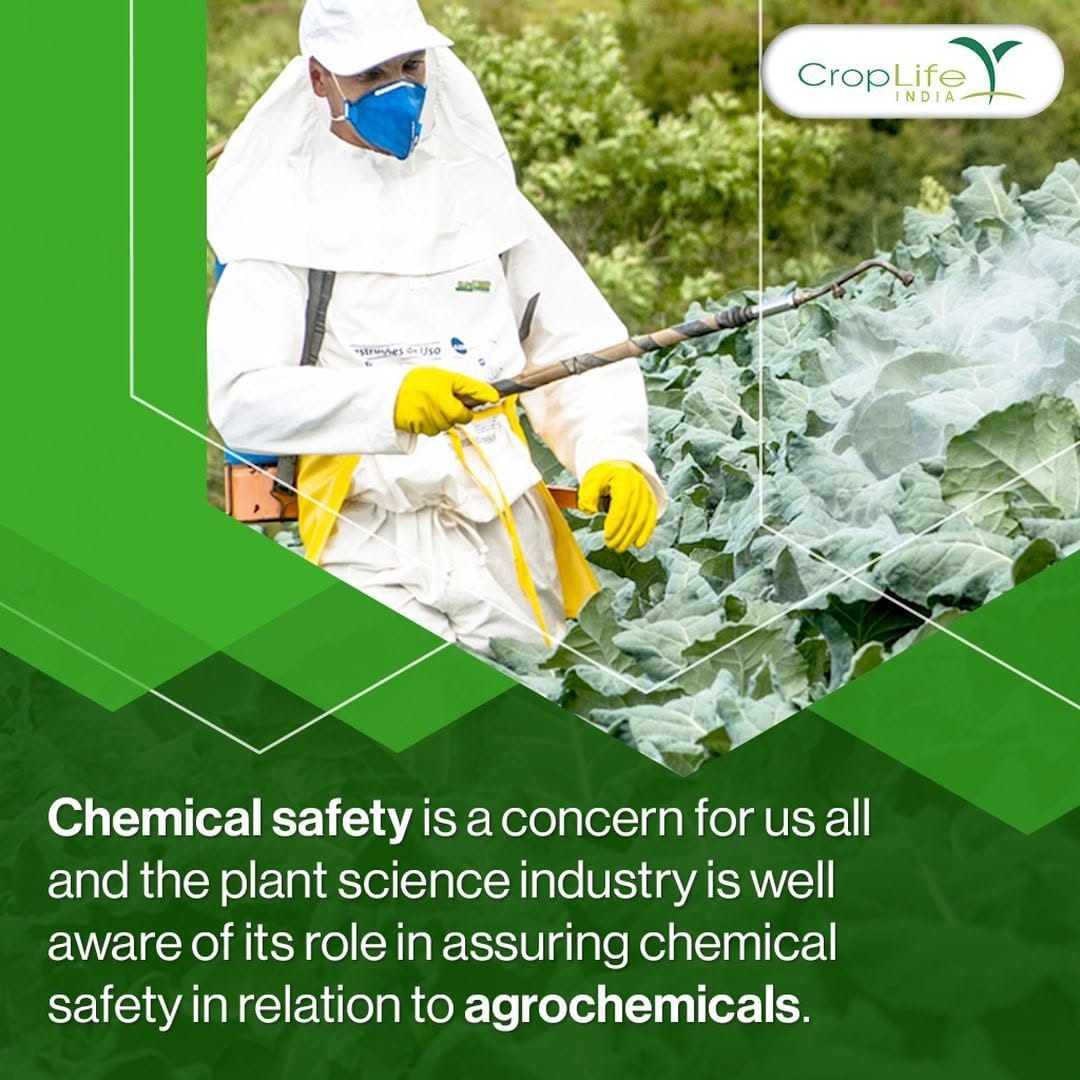 Chemical safety is vital for everyone, and the plant science industry is committed to ensuring the safe use of #agrochemicals. As responsible innovators, we prioritize protecting human health, the environment, and sustainable agriculture.

#ChemicalSafety #Sustainability #safety