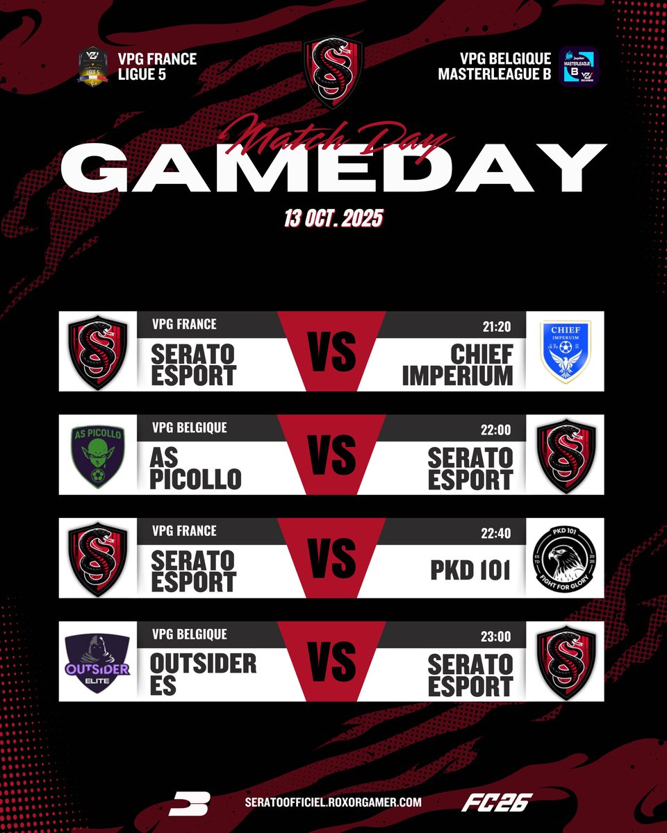 SRT Mesah (@srtmesah) on Twitter photo FC26 🔴⚫️
Début des compétitions ce soir en <a href="/VPGFrance_/">VPG France</a> et <a href="/belgique_vpg/">VPG BELGIQUE 🇧🇪</a>
A nous de bien démarrer cette saison ! FC26 🔴⚫️
Début des compétitions ce soir en <a href="/VPGFrance_/">VPG France</a> et <a href="/belgique_vpg/">VPG BELGIQUE 🇧🇪</a>
A nous de bien démarrer cette saison !
