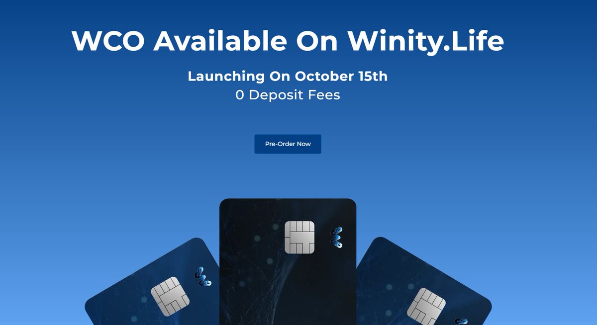 WChainNetwork's tweet image. Crypto users, we hear you! Struggling with limited acceptance for everyday spending is a thing of the past.
The W Chain Prepaid Crypto Card, available on Winity.Life is launching on October 15th!
Spend Crypto Anywhere with Prepaid Cards! This card is your key to…