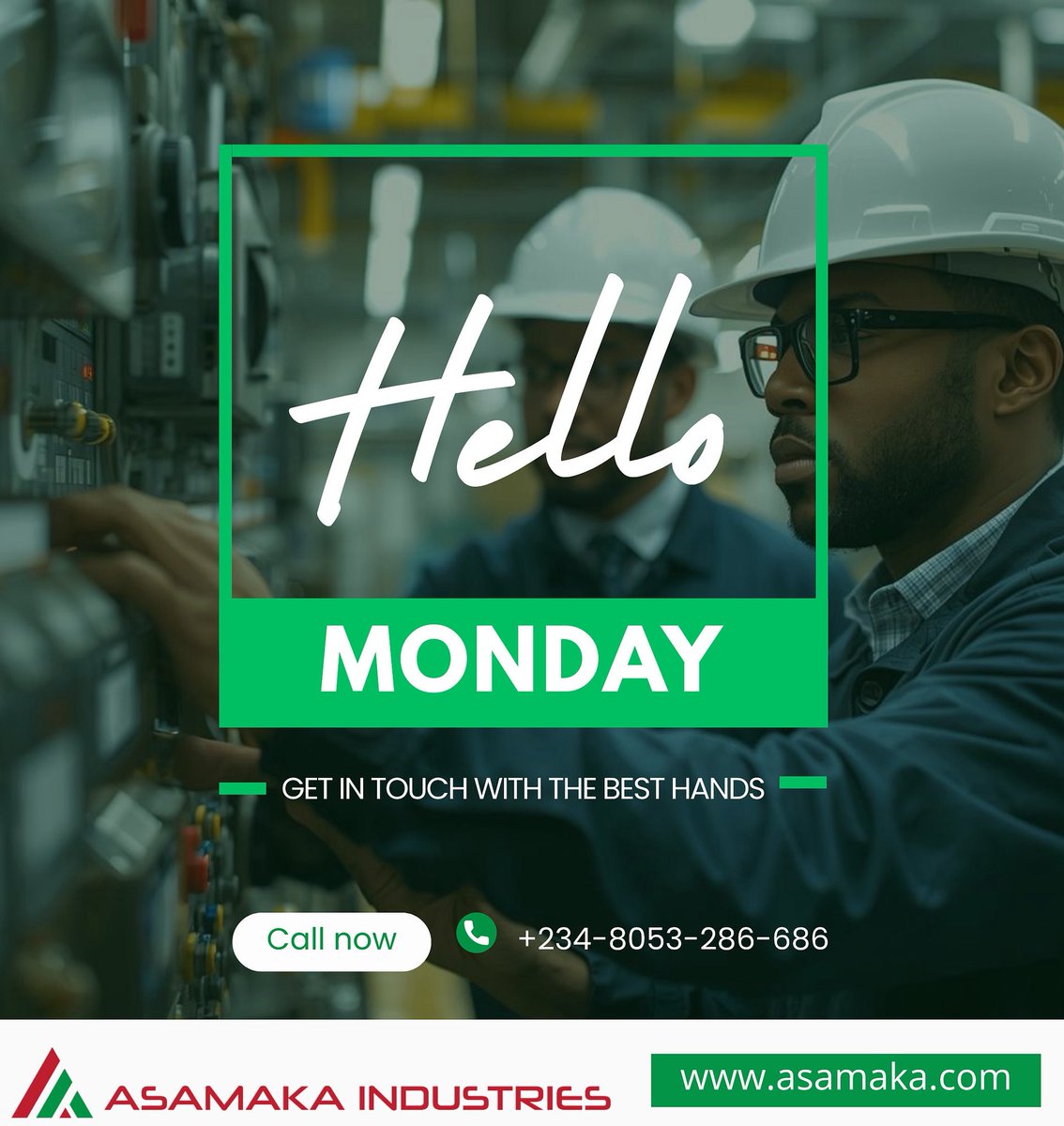 asamaka_nigeria's tweet photo. Hello Monday 💼⚙️
New week, new opportunities to deliver precision, quality &amp; innovation.

We’re ready to power your industry with top-tier automation solutions.
Explore more 👉 https://t.co/kzosLioSVa

#AutomationExperts #IndustrialSolution #MondayMorning #MondayMotivation https://t.co/hQdgyzIlDe