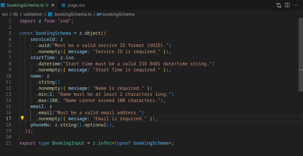 jatin02k's tweet image. Stop guessing your data shape in TypeScript!
Define your schema once with Zod and get runtime validation and perfect static types derived automatically.
It's the quickest path to end-to-end type safety.
What's your go-to validation tool?
#Zod #TypeScript #WebDevelopment