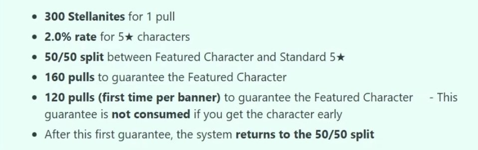 Banners have a 2% rate for the featured character, with no 50/50 on your first pulls.

Basically the featured character is guaranteed for the first time on your first 120 pulls. And then it returns to the 50/50 split.
