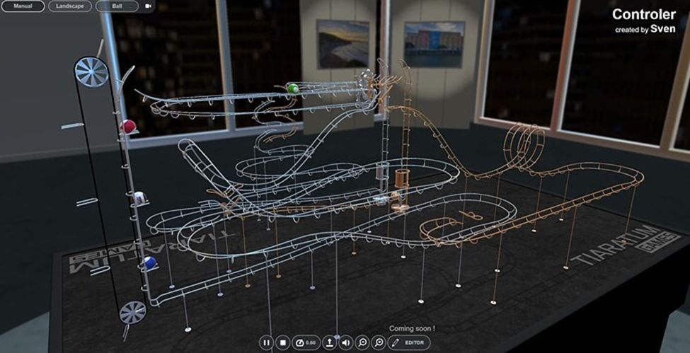 babylonjs's tweet image. Have you seen the Marble Run Simulator? It's insane! So cool! By forum user SvenFrankson!
tiaratum.com/viewer/#machin…
#BuiltWithBabylon #3D #WebDev #gamedev #indiedev #WebDevelopment #webgl #gamedevelopment #IndieDevs