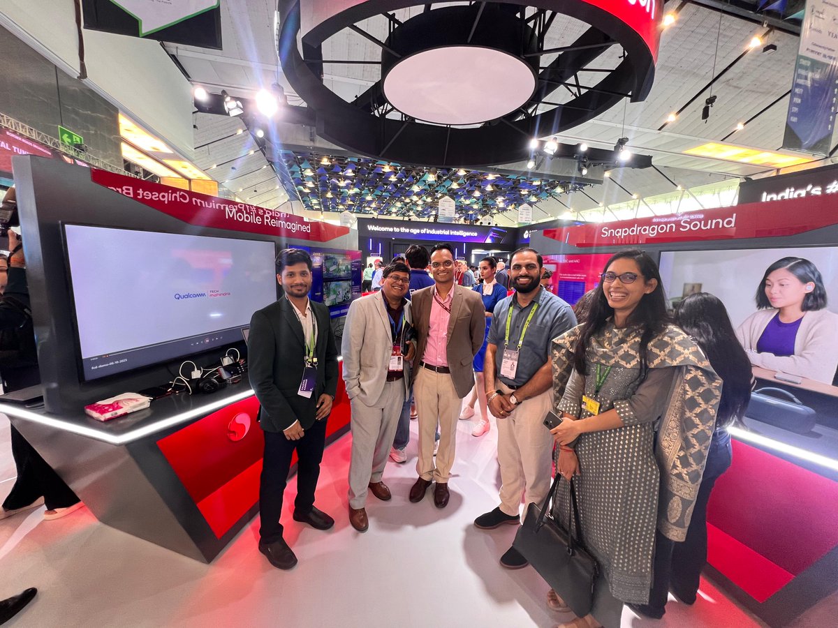 tech_mahindra's tweet image. Excited to have showcased the future of #AIInnovation at the 4-day Indian Mobile Congress 2025 at Yashobhoomi Convention Centre, Delhi!
In collaboration with Qualcomm, we demonstrated our #AI-driven real-time fraud call detection, powered by on-device AI and Snapdragon 8750…