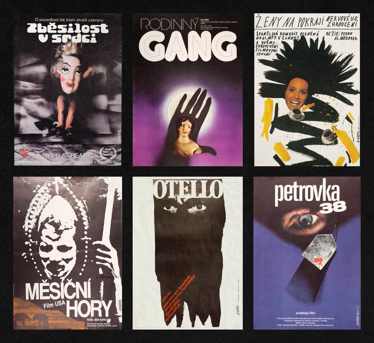 Jan Weber • Czech poster designer who fused collage, photography, and bold composition into minimal, psychological images within the Czech modernist tradition, 1980...1991.