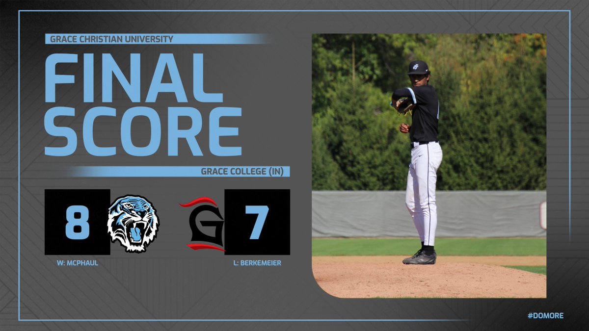 Took an exciting game 4 vs Grace College on Saturday and heading into the off season on a W! 

<a href="/breylan_mcphaul/">Breylan McPhaul</a>: 7.0IP, 7H, 5ER, 6K's
<a href="/westphal_dale/">Dale Westphal</a>: 1-2, 2RBI, 2R, HBP
Lerma: 3-4, 3RBI
Edmondson: 1-2, 3R, 2BB, SB
#DoMore