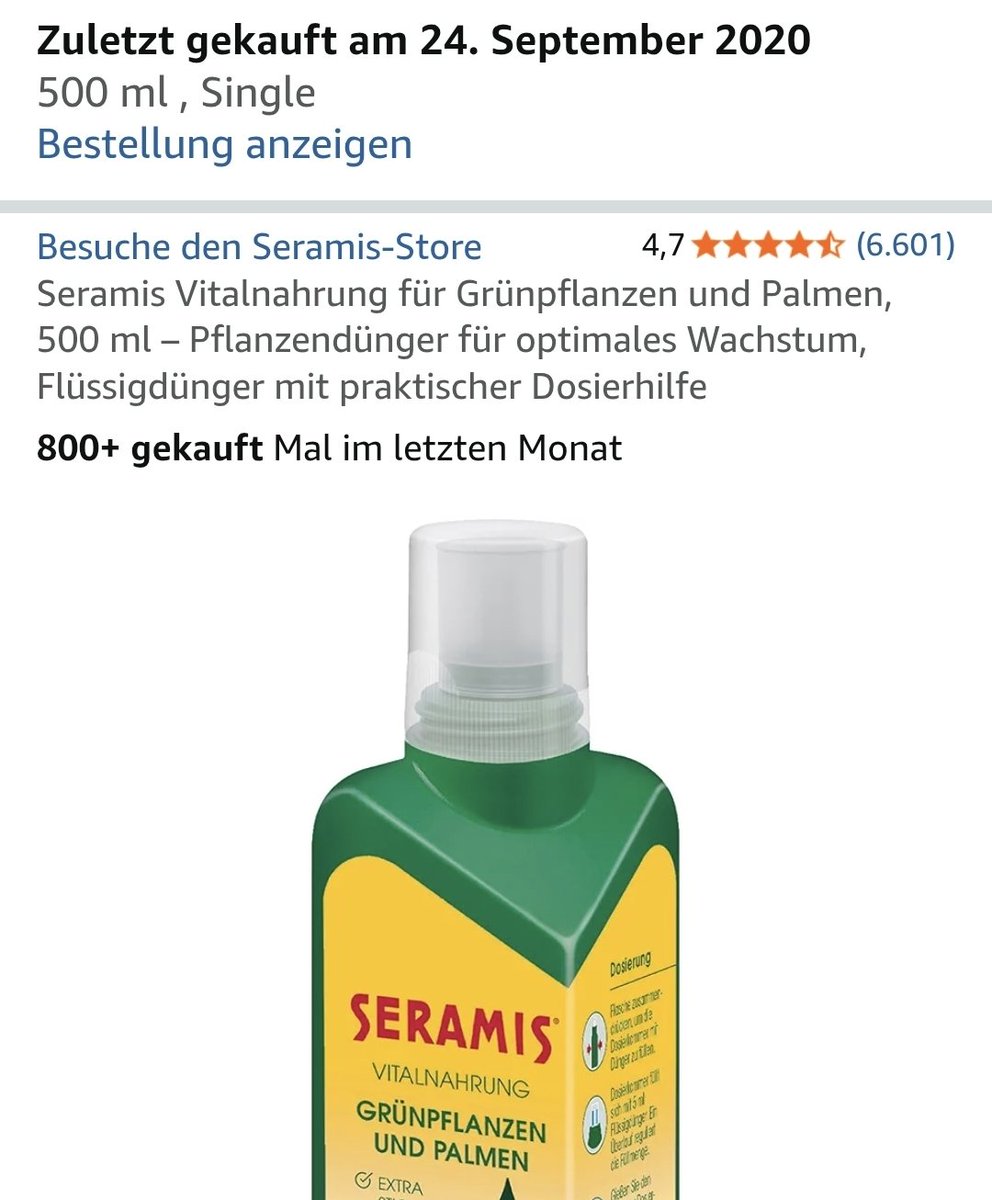 Boah, ich brauch SCHON WIEDER Dünger. Äh, huch: 

Sehr ergiebig das Zeug. 🤣  #Düngerdemenz