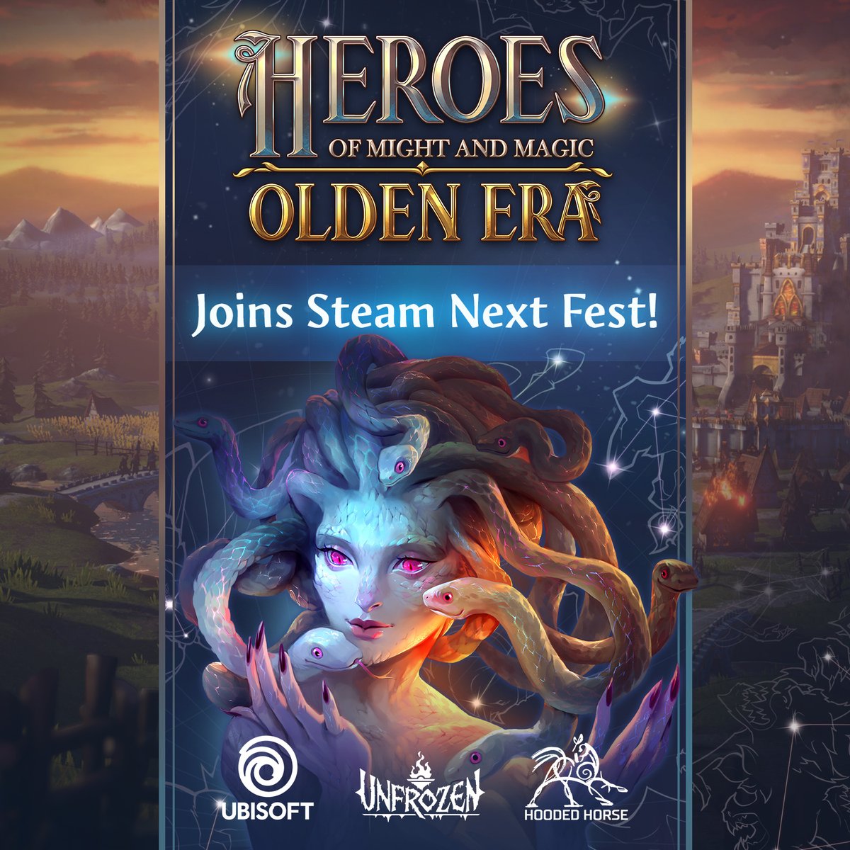 Greetings, everyone!

We’re happy to share that Heroes of Might and Magic: Olden Era is a part of Steam Next Fest!

Our DEMO is available to download, so try it out and make sure you leave a review on Steam!

It is your feedback that helps us shape Olden Era into the best game it