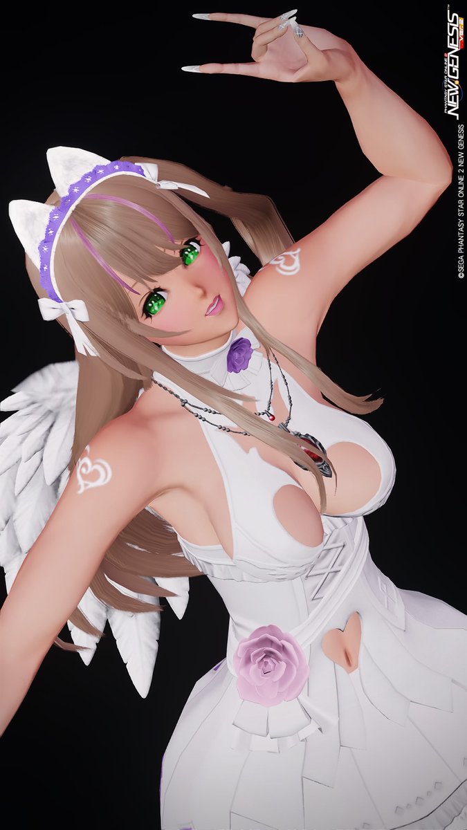 10月14日㈫…おはようございます♪︎

天使コーデ?!…📸°ʚ😇ɞ°

#PSO2NGS
#NGS無加工SS
#メンテの日じゃないけどssを貼る