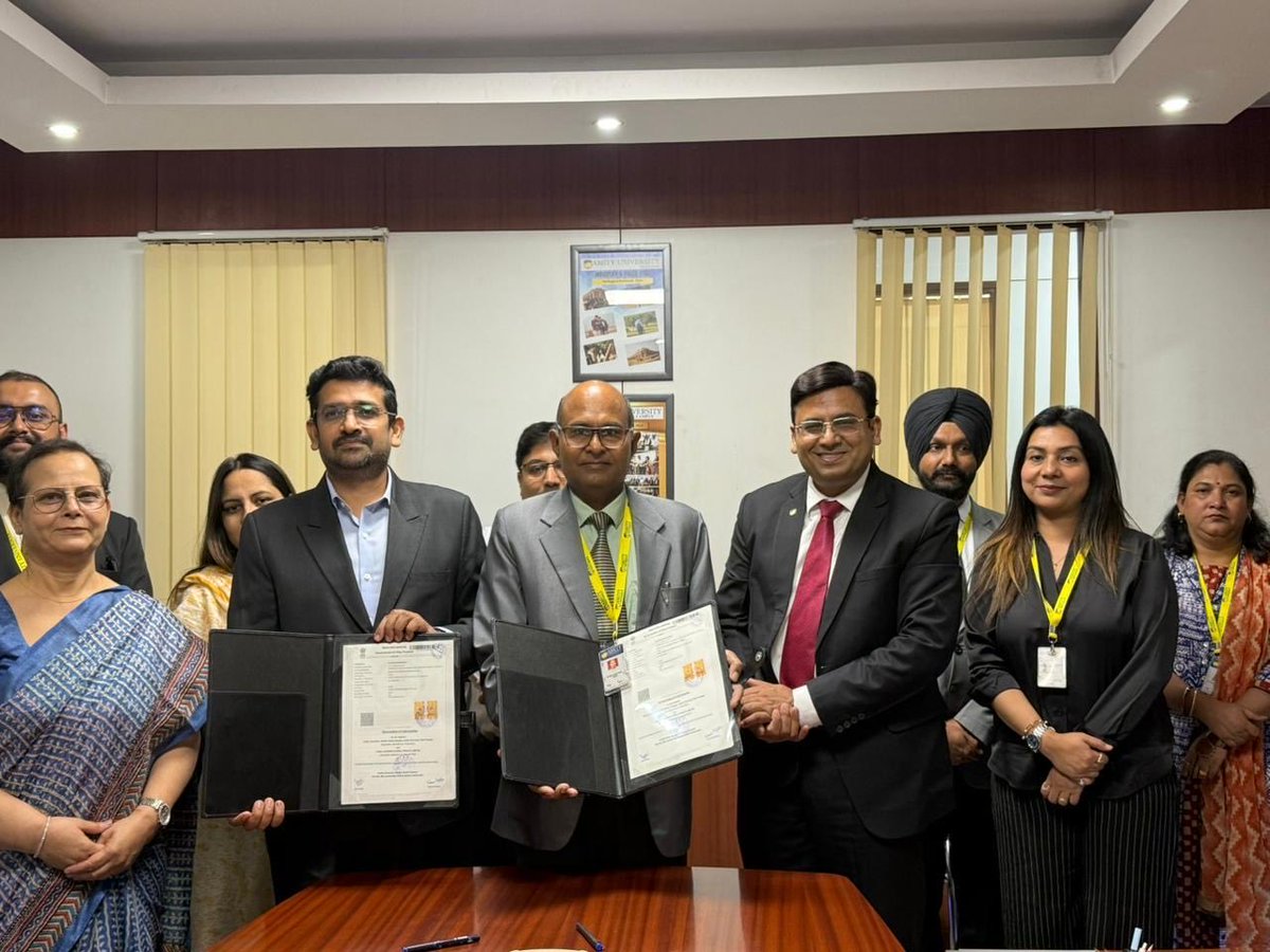 DrAjayRana's tweet photo. Amity × Yuno Learning: Shaping Future-Ready Minds!
#AmityUniversity #AmityGreaterNoida #YunoLearning #FutureReady #GlobalSkills #EdTechRevolution #LearningBeyondBoundaries #StudentEmpowerment #InnovationInEducation #UnrealForReal https://t.co/bPzgqUPHpF