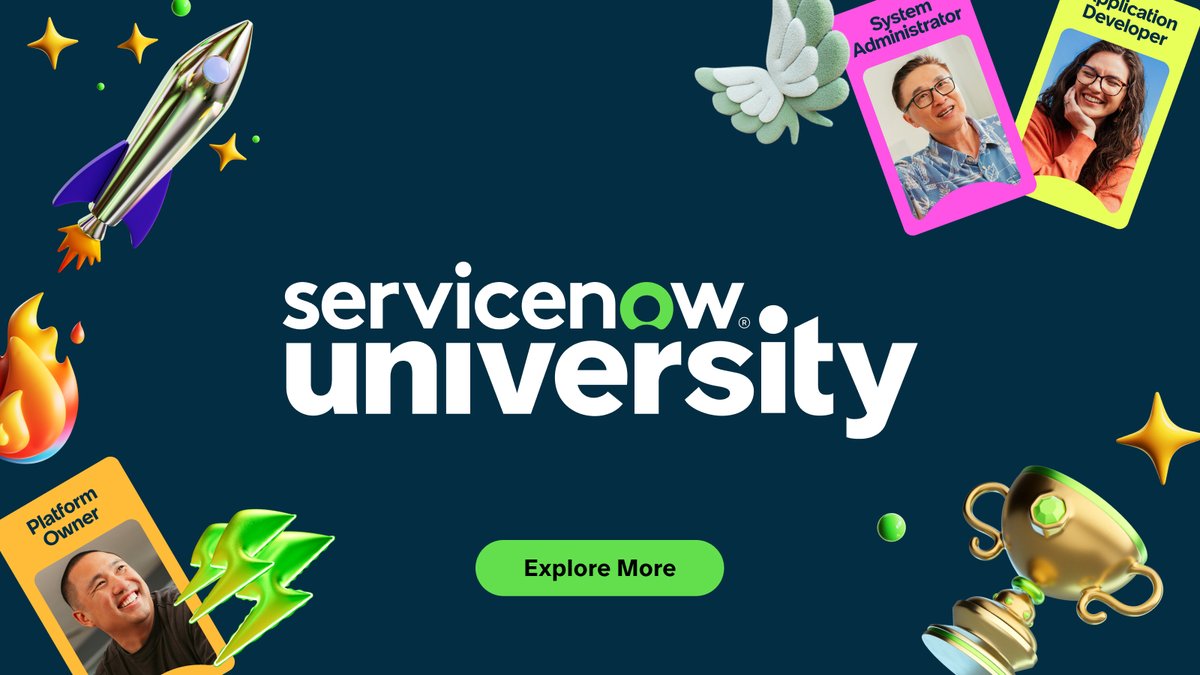 comtec17's tweet photo. Tech background or not, students are gaining real-world AI skills—from GenAI to agents—through ServiceNow University’s AI Essentials.​
​
 Short, engaging lessons. Long-term career impact.​
📚 Start learning today and put AI to work for your career: https://t.co/IKA6Bs2dSl https://t.co/i1YEV7rMre