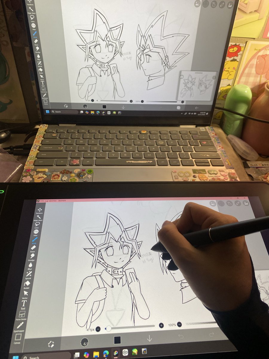 lucerityy's tweet photo. i got a new drawing tablet y’all #yugioh https://t.co/P9B5BkPweJ