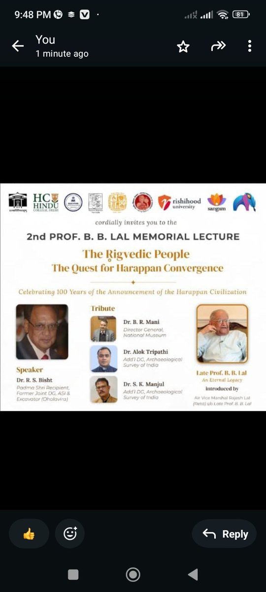 Lovesharma2006's tweet photo. A day at the ASI summit... 

I had the privilege to meet the stalwarts of the field and the learnings made it all the more memorable!

#ArchaelogicalVibes #Adventure #Learning #Experiences https://t.co/uyz3UdFT02