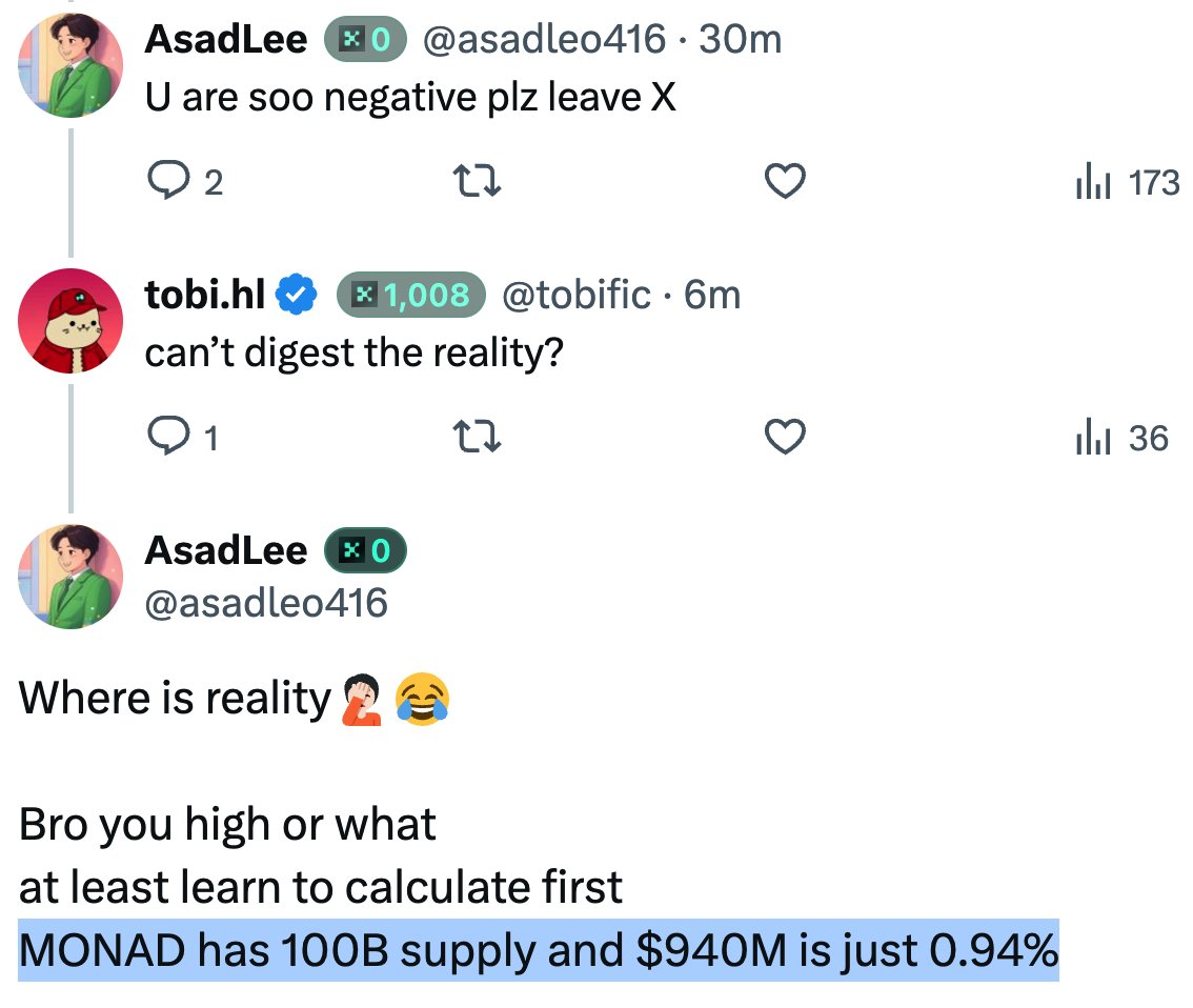 joshvictor_tech's tweet image. 🤣 😂 Most people don't even understand how tokenomics works but come online to embarrass themselves
#Vibecoin #EXPO2025 #Gaza #Trump $SEEK monad