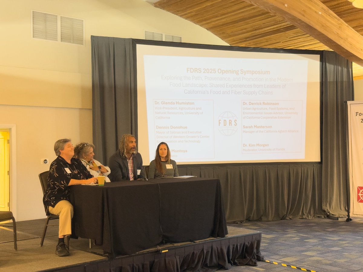 Right now, our opening symposium, "Exploring the Path, Provenance, and Promotion in the Modern Food Landscape," is underway. A fantastic start to the conference!