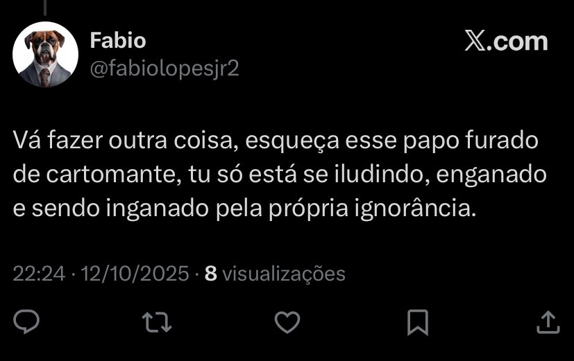 Sempre tem um desocupado né minha gente? Oh mds cada uma que eu tenho que aturar